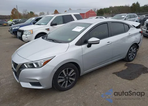 2021 Nissan Versa Sv Xtronic Cvt from USA, damaged, VIN 3N1CN8EV3ML815693